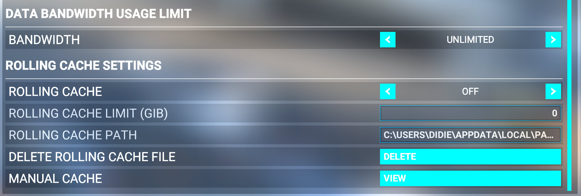 Microsoft Flight Simulator 2020 Data Settings