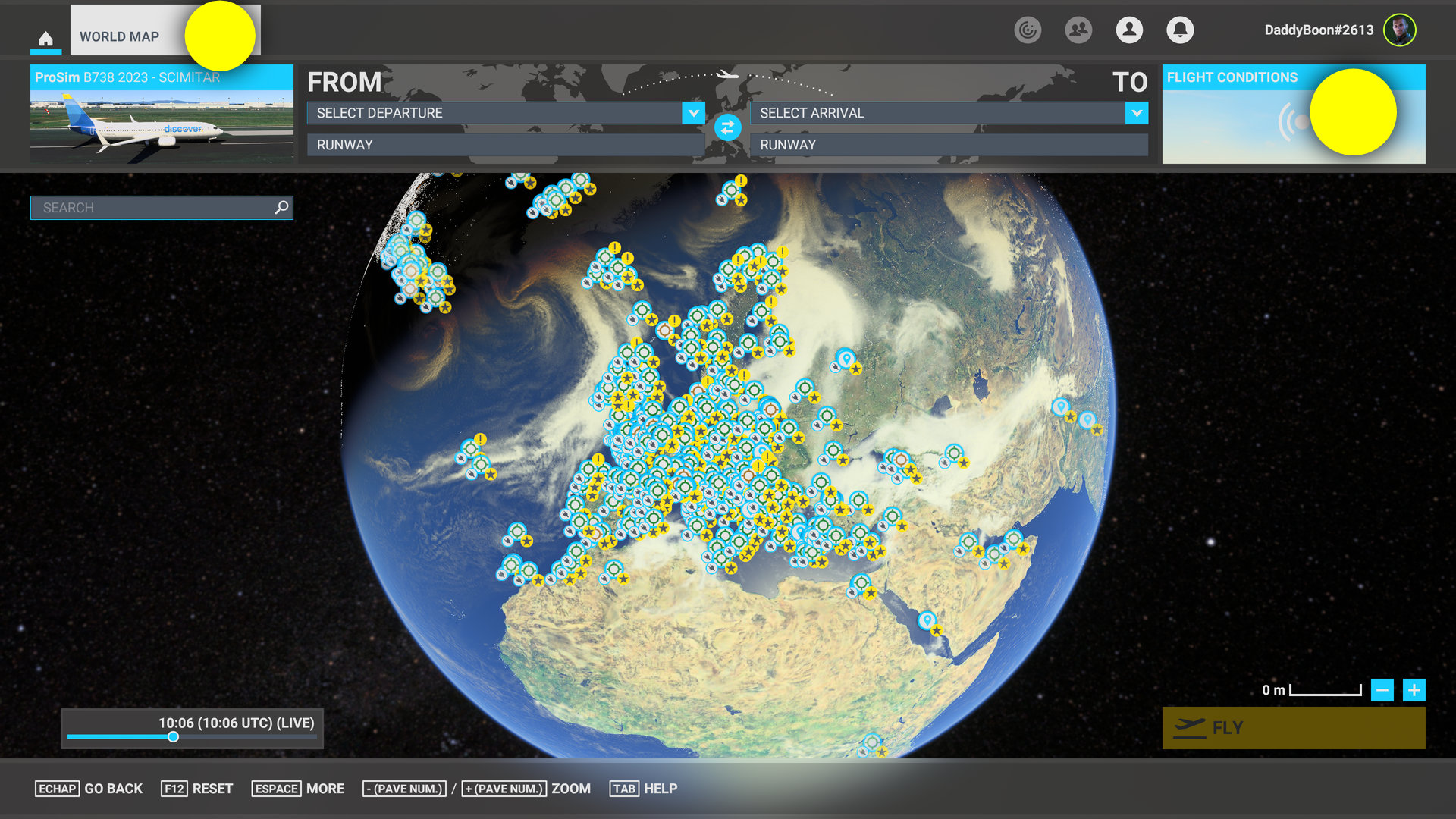 Microsoft Flight Simulator 2020 Flight Conditions Settings
