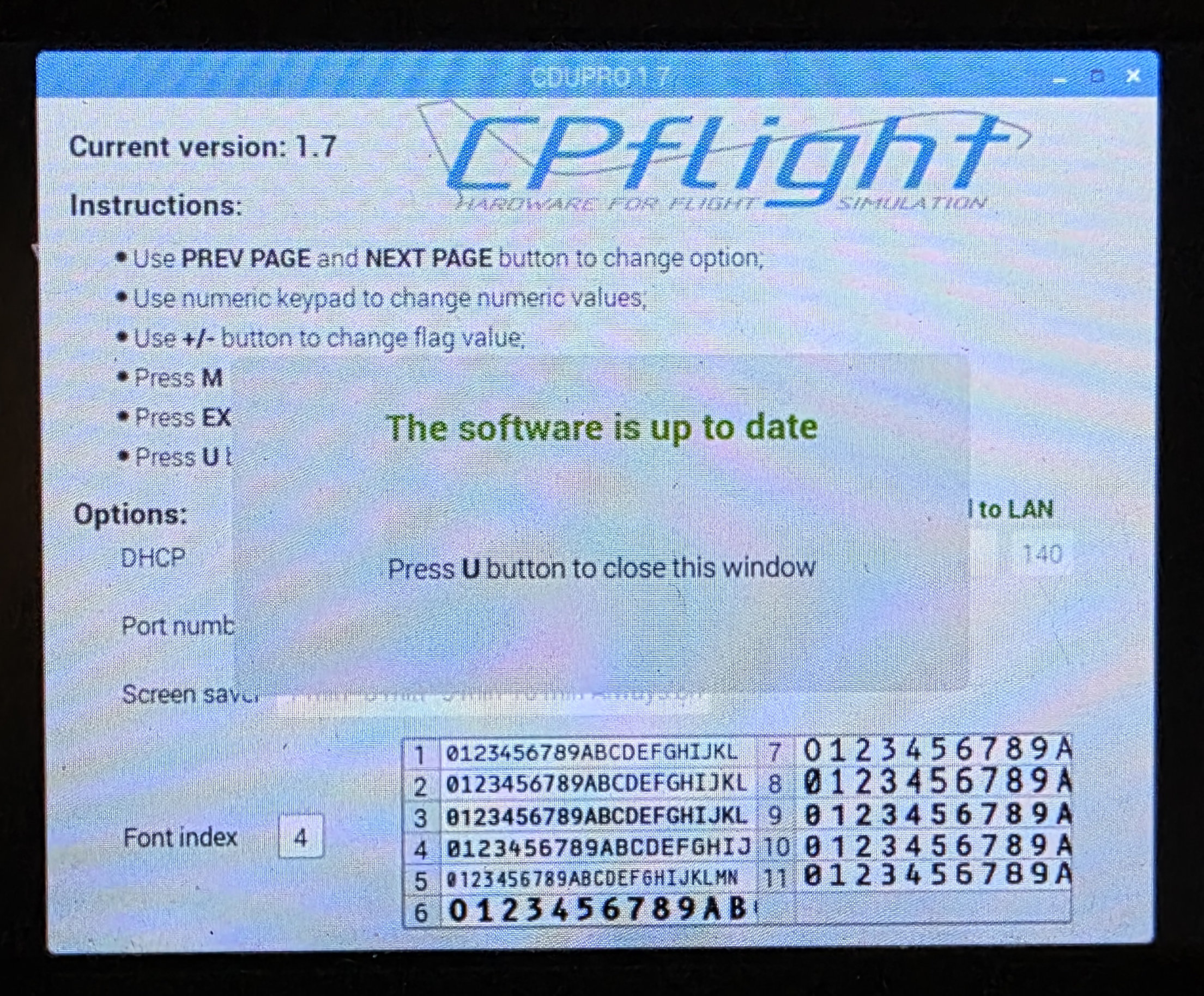 CPflight CAPT CDU 737 PRO (Ethernet)