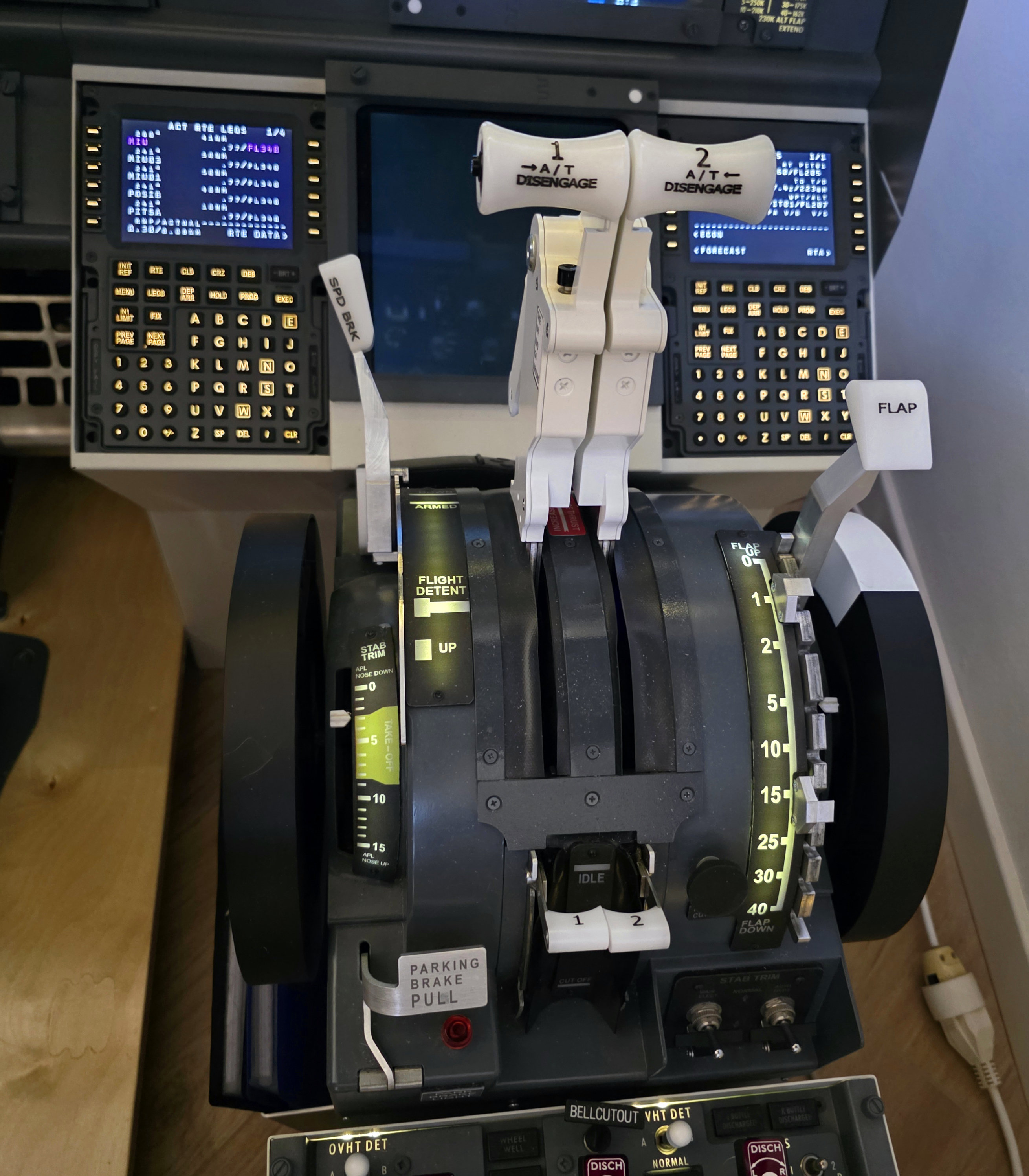 Cockpit For You B737 Throttle Quadrant Motorised V4 GoldPlus