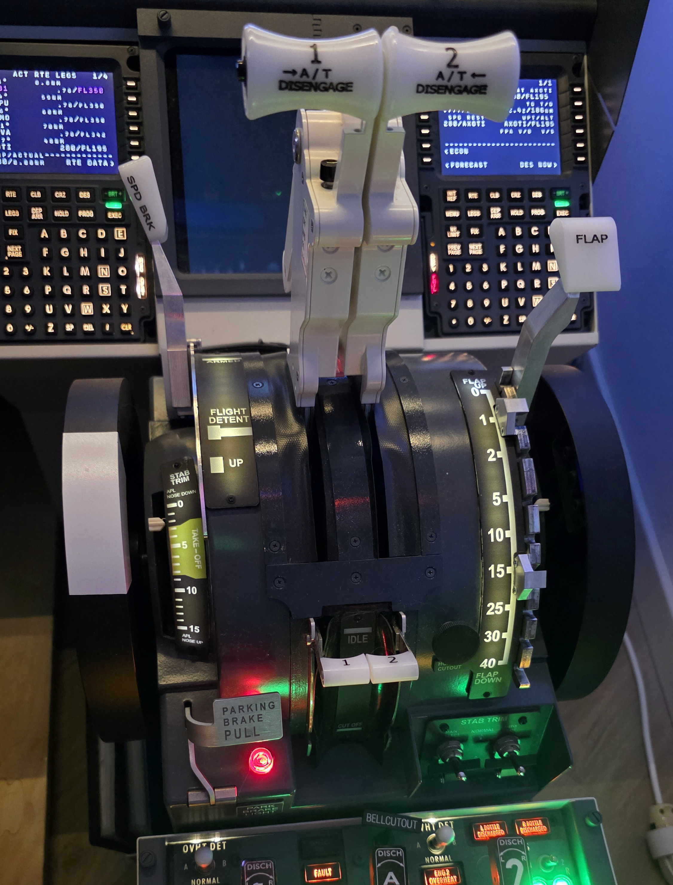 Cockpit For You B737 Throttle Quadrant Motorised V4 GoldPlus